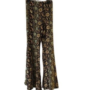Free People Women's flare pants boho festival size m resort wear